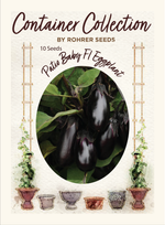 Patio Baby F1 Hybrid Eggplant (10 seeds), Container Collection