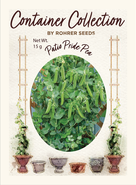 Patio Pride Pea (60 seeds), Container Collection | Rohrer Seeds
