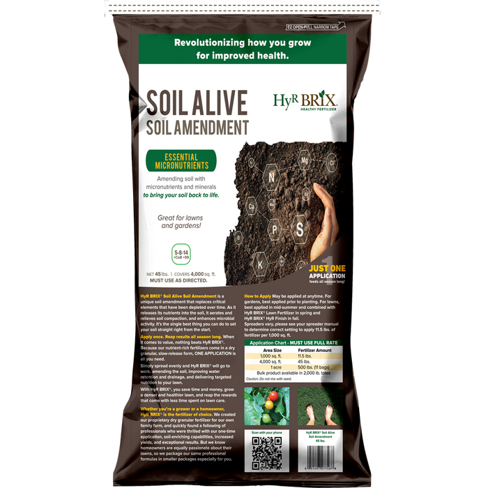 Hyr Soil Alive Soil Amendment 5-8-14 (50 Lb)