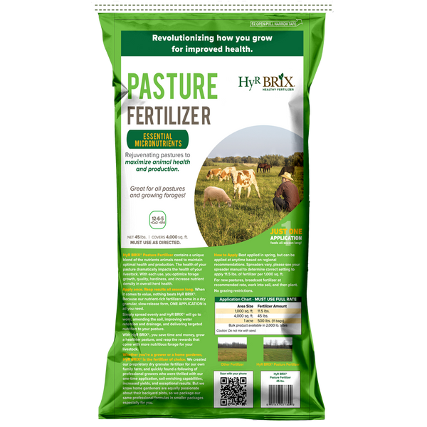 Hyr Brix Pasture Fertilizer (45 Lb.)
