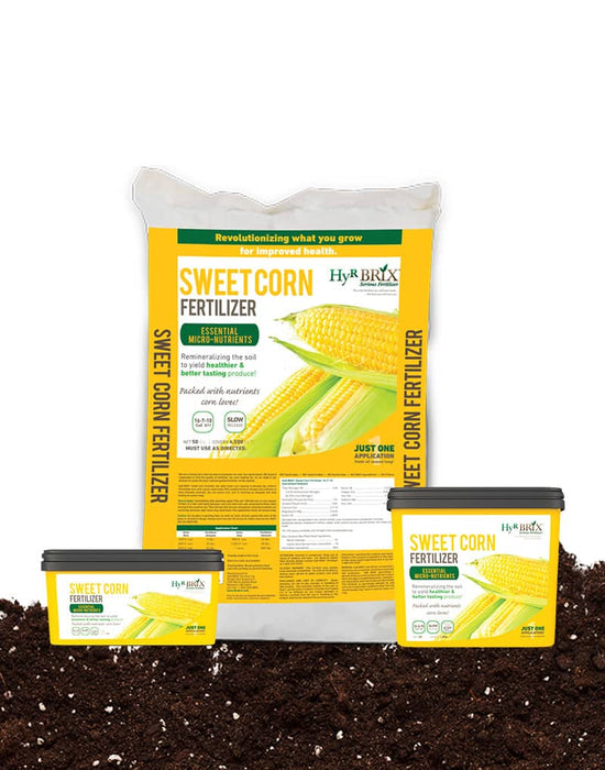 organic fertilizer for corn plants Hyr Brix Sweet Corn Fertilizer — Rohrer Seeds